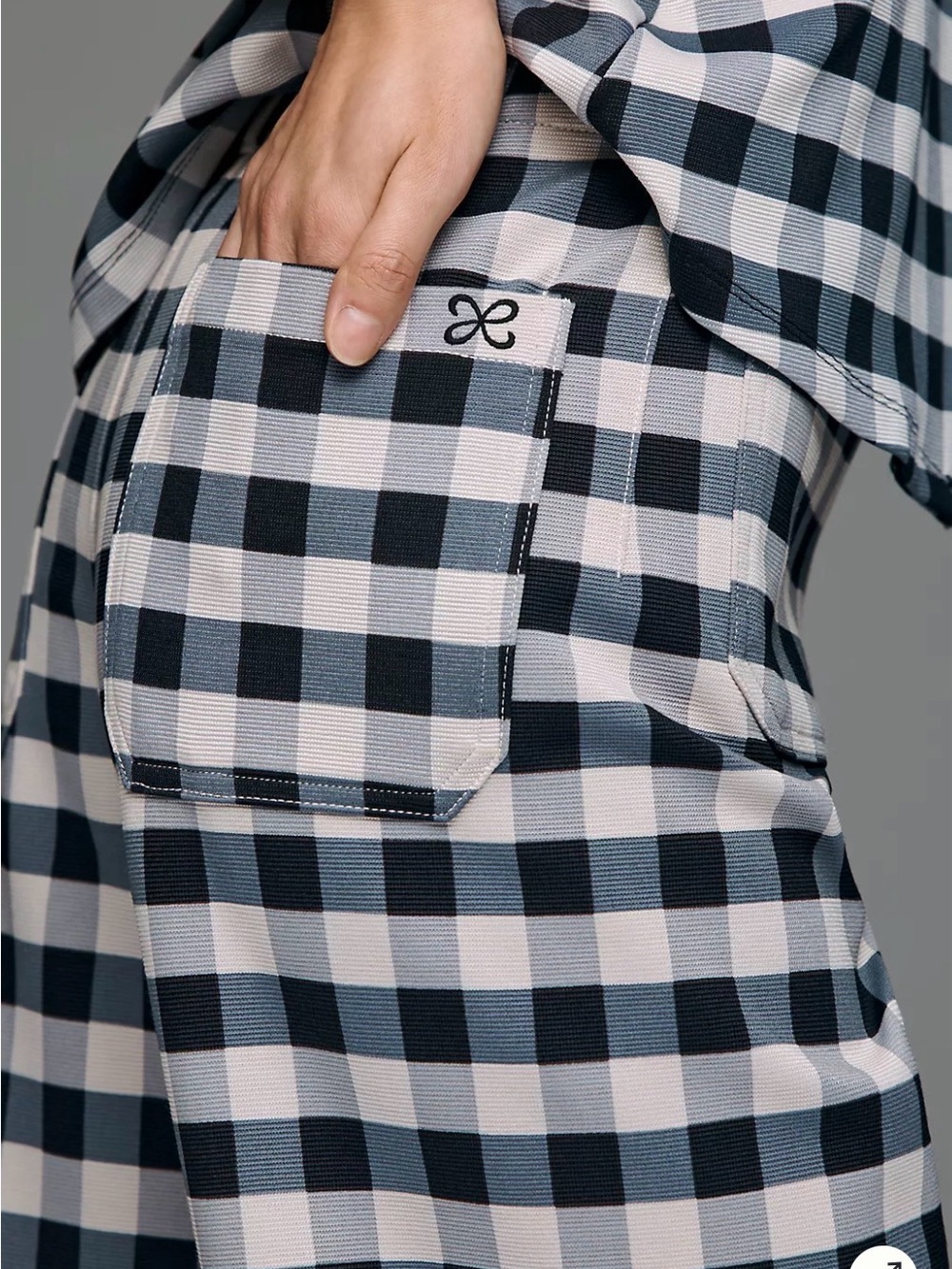 Maeve Anthropologie The Colette Gingham High-Rise Wide-Leg Cropped Pants Size 29 - Picture 3 of 10